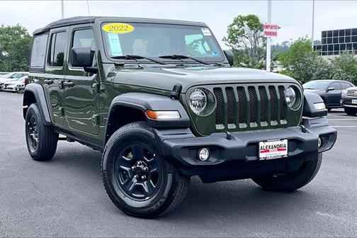 Sarge Green Clearcoat 2022 Jeep Wrangler Unlimited Sport