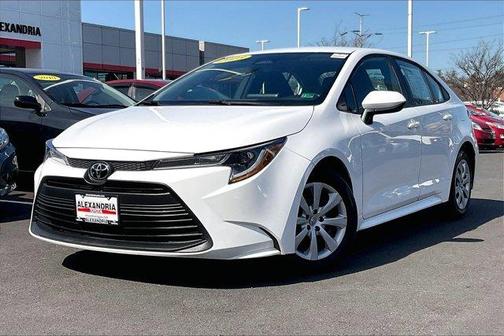 White 2023 Toyota Corolla LE