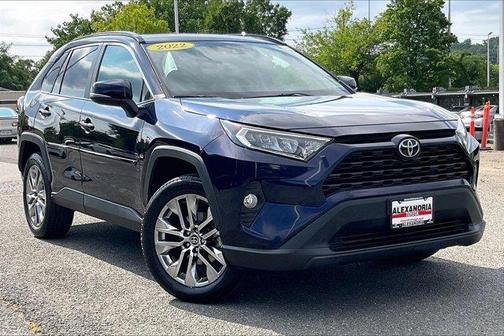 Blue 2020 Toyota RAV4 XLE Premium