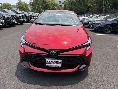Red 2026 Toyota Corolla Hatchback SE