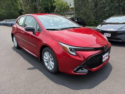 Red 2026 Toyota Corolla Hatchback SE