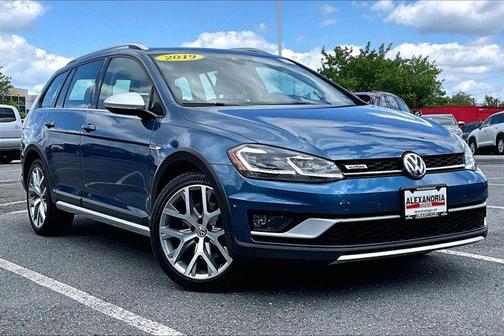Silk Blue Metallic 2019 Volkswagen Golf Alltrack TSI SE