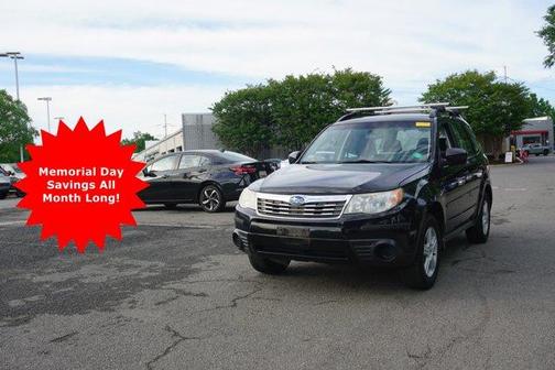 Obsidian Black Pearl 2010 Subaru Forester 2.5X