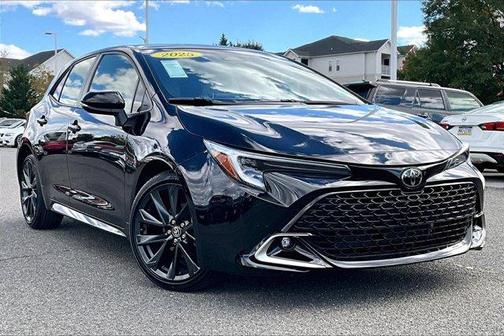 Black 2025 Toyota Corolla Hatchback XSE
