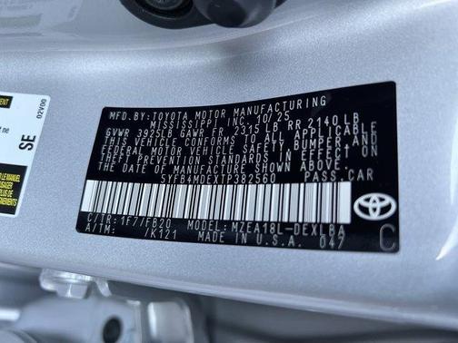 2026 Toyota Corolla LE