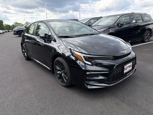 Midnight Black Metallic 2026 Toyota Corolla Hybrid SE