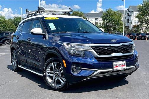 Dark Ocean Blue / White Roof 2021 Kia Seltos S