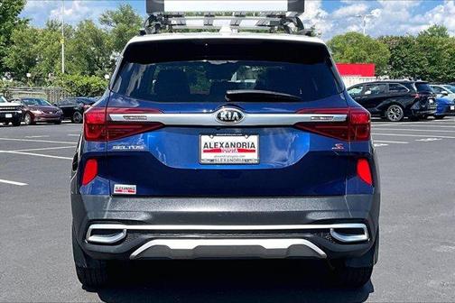 Dark Ocean Blue / White Roof 2021 Kia Seltos S