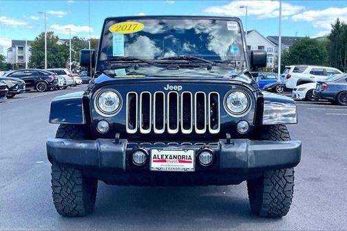 Black Clearcoat 2017 Jeep Wrangler Unlimited Sahara