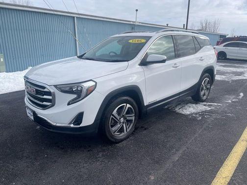 Summit White 2021 GMC Terrain SLT