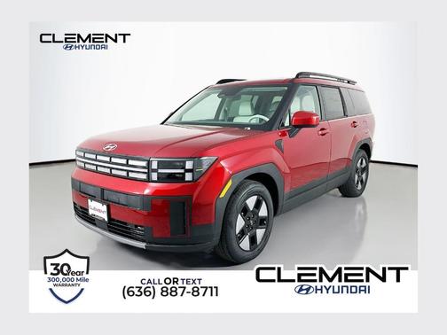 Red 2026 Hyundai SANTA FE HEV SEL