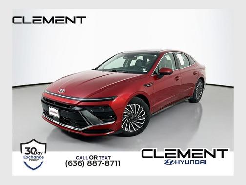 Red 2024 Hyundai SONATA Hybrid Limited