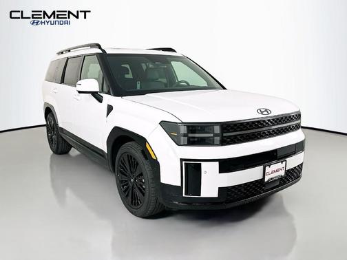 White 2026 Hyundai SANTA FE HEV Calligraphy