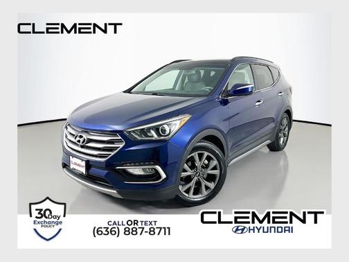 Nightfall Blue 2018 Hyundai Santa Fe Sport 2.0L Turbo Ultimate