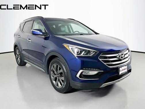 Nightfall Blue 2018 Hyundai Santa Fe Sport 2.0L Turbo Ultimate