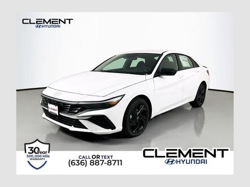 Serenity White Pearl 2026 Hyundai ELANTRA SEL Sport