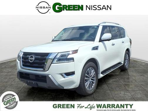Aspen White 2024 Nissan Armada SL