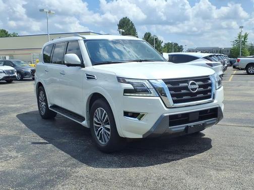 Aspen White 2024 Nissan Armada SL