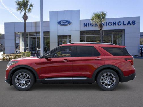 Rapid Red Metallic Tinted Clearcoat 2026 Ford Explorer Platinum