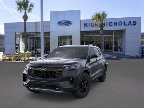 Agate Black Metallic 2026 Ford Explorer Tremor