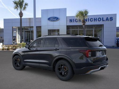 Agate Black Metallic 2026 Ford Explorer Tremor