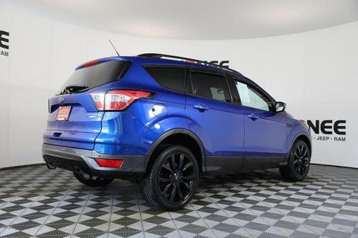 Lightning Blue Metallic 2017 Ford Escape Titanium