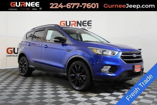 Lightning Blue Metallic 2017 Ford Escape Titanium