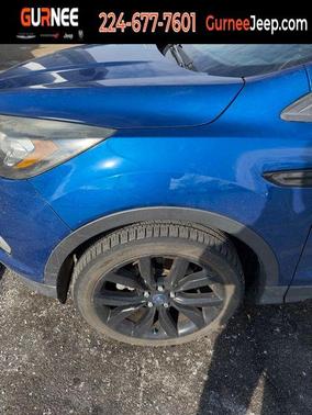 Lightning Blue Metallic 2017 Ford Escape Titanium