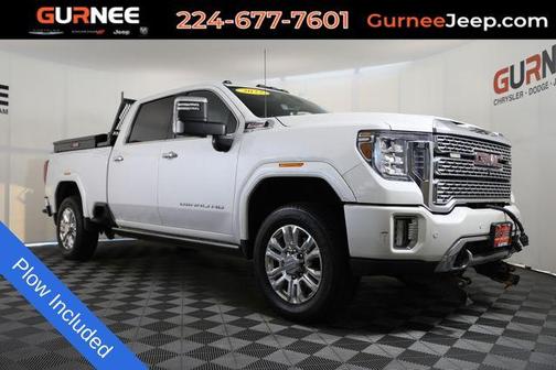 White Frost Tri-Coat 2022 GMC Sierra 2500 Denali