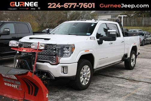 White Frost Tri-Coat 2022 GMC Sierra 2500 Denali