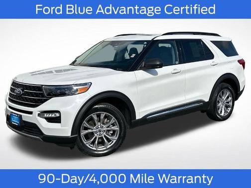 STAR WHITE MET TRI-COAT 2021 Ford Explorer XLT