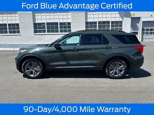 FORGED GREEN METALLIC 2023 Ford Explorer XLT