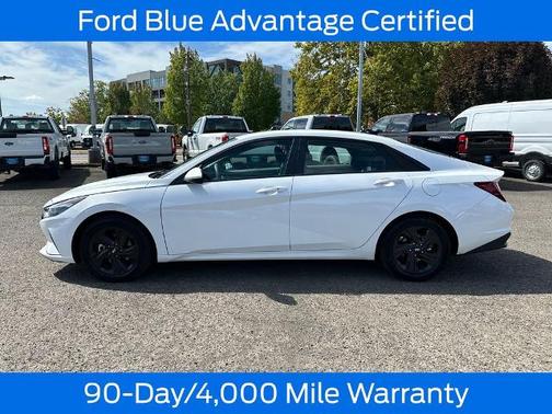 White 2023 Hyundai ELANTRA SEL