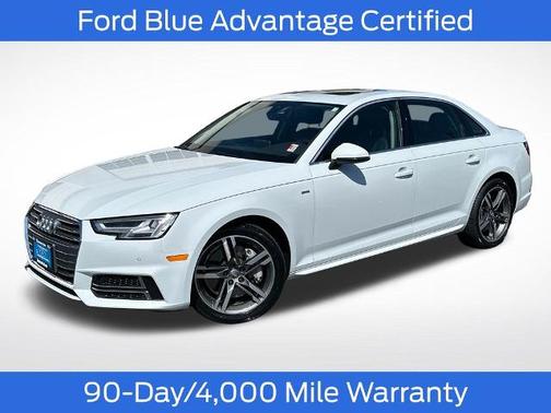 Glacier White Metallic 2018 Audi A4 2.0T QUATTRO TECH PREMIUM