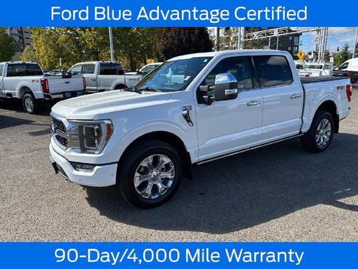 STAR WHITE MET TRI-COAT 2023 Ford F-150 PLATINUM
