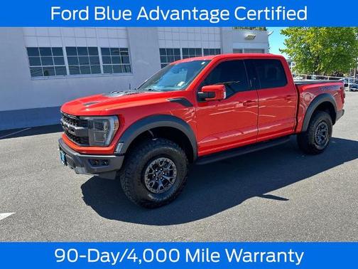 CODE ORANGE METALLIC 2022 Ford F-150 RAPTOR