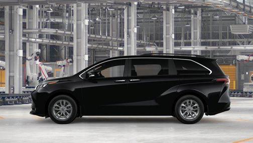 Midnight Black Metallic 2026 Toyota Sienna XLE