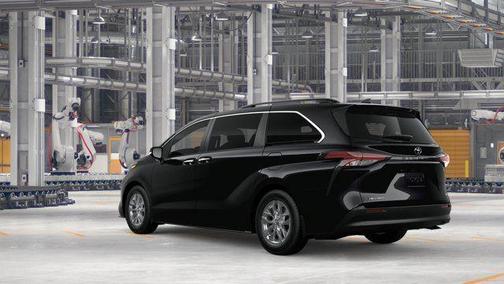 Midnight Black Metallic 2026 Toyota Sienna XLE