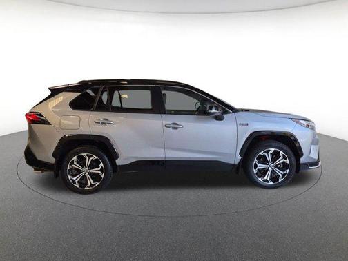 Silver Sky Metallic/Midnight Black Metallic 2024 Toyota RAV4 Prime XSE