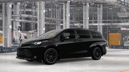 Midnight Black Metallic 2026 Toyota Sienna Woodland Edition