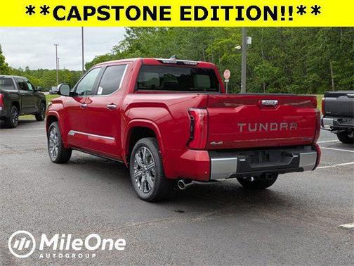 Supersonic Red 2025 Toyota Tundra Hybrid Capstone