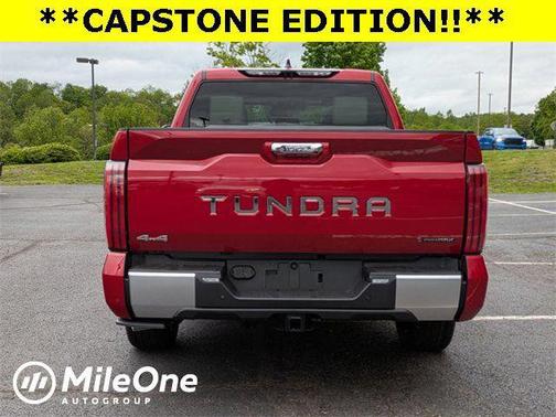 Supersonic Red 2025 Toyota Tundra Hybrid Capstone