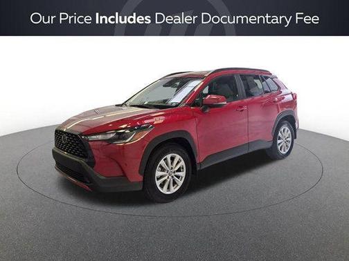 Barcelona Red Metallic 2024 Toyota Corolla Cross LE