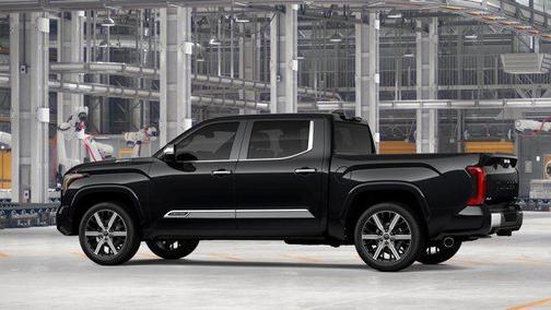 Midnight Black Metallic 2026 Toyota Tundra Hybrid Capstone