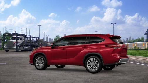 Ruby Flare Pearl 2026 Toyota Highlander Platinum