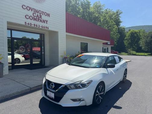 Pearl White 2018 Nissan Maxima 3.5 S