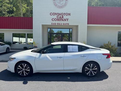 Pearl White 2018 Nissan Maxima 3.5 S