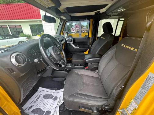 Baja Yellow Clearcoat 2015 Jeep Wrangler Unlimited Sahara