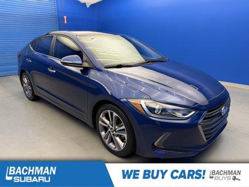 Lakeside Blue 2017 Hyundai ELANTRA Limited