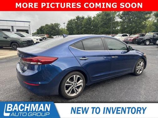 Lakeside Blue 2017 Hyundai ELANTRA Limited
